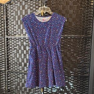 Epic Threads Navy Floral Casual Dress